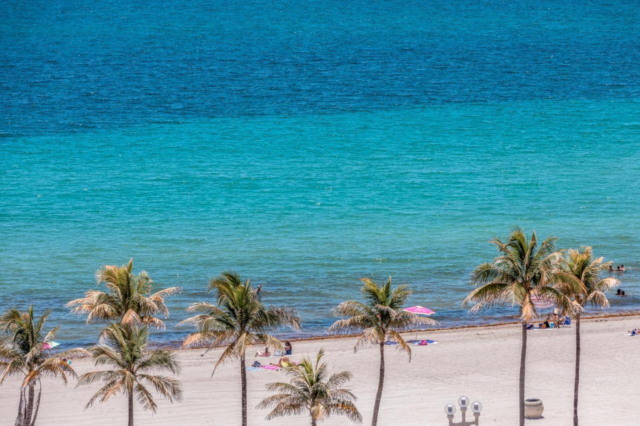 Stylish Private Beach Condo In Hollywood Fl, 3Min Walk To Hollywood Beach Zewnętrze zdjęcie